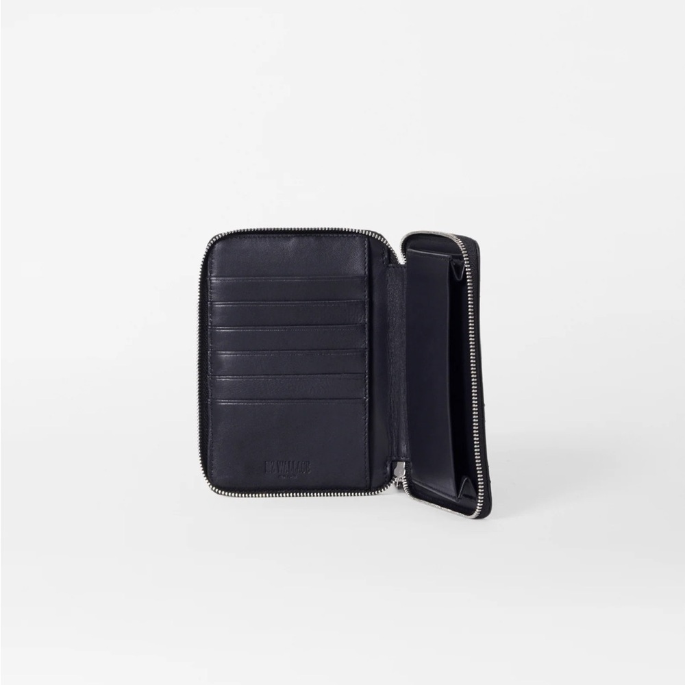 MZ Wallace Black Passport Quilted Wallet - Picture 5 of 5